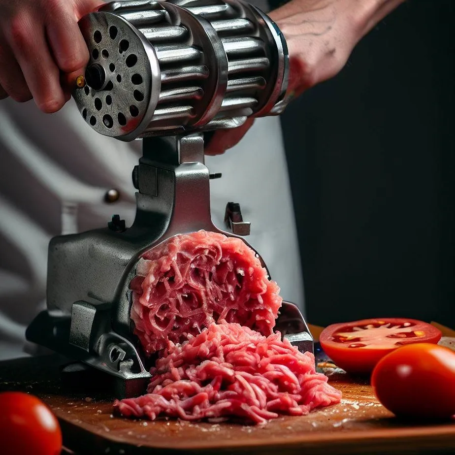 Mașină de tocat carne și roșii profesională