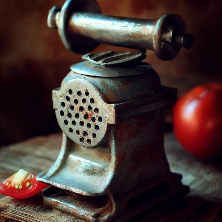 Mașină de tocat roșii manuală: Aparatul perfect pentru prelucrarea roșiilor proaspete